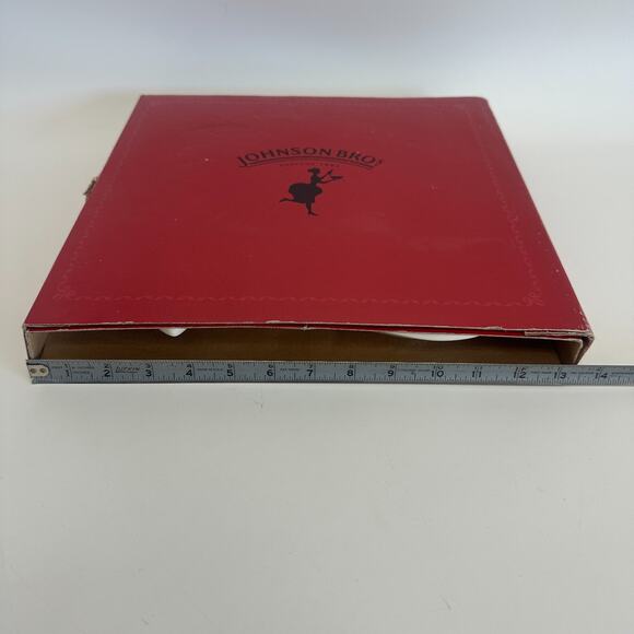 Johnson Bros Friendly Village Christmas Tree Candy Dish Holiday Decor Plate LG - Picture 9 of 10